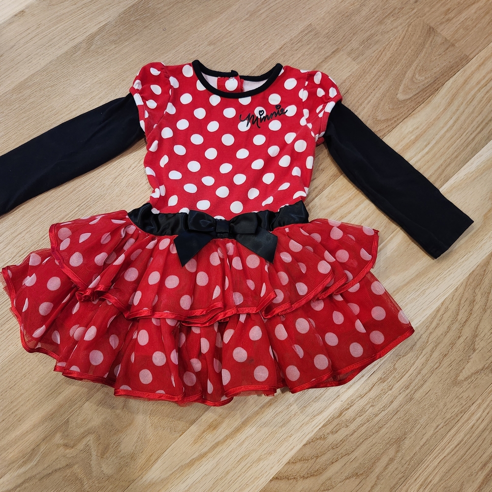 Disney Red and White Polka Dot Baby Dress